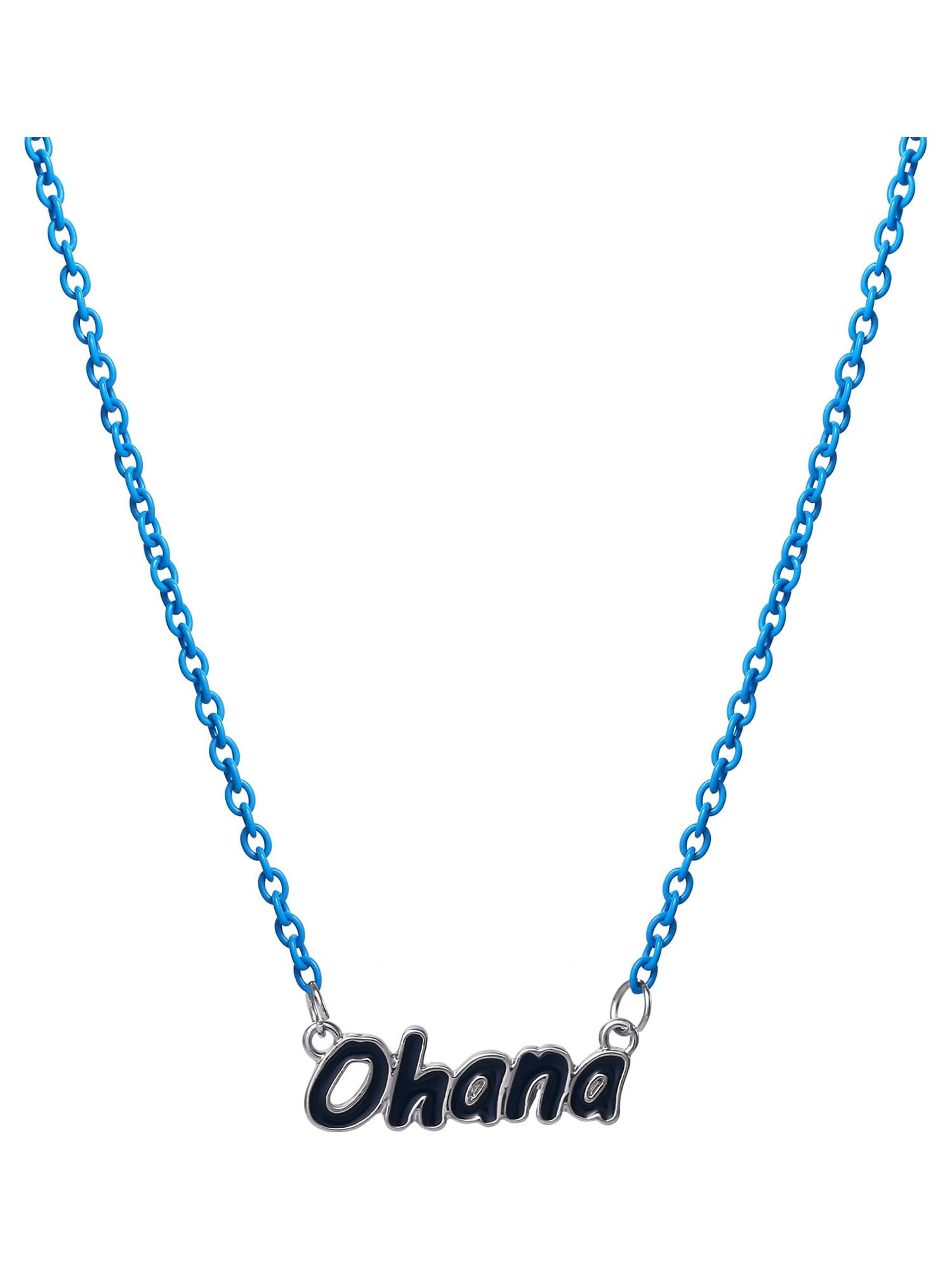 Disney- Girls/Tweens Lilo & Stitch "Ohana" Double Necklace