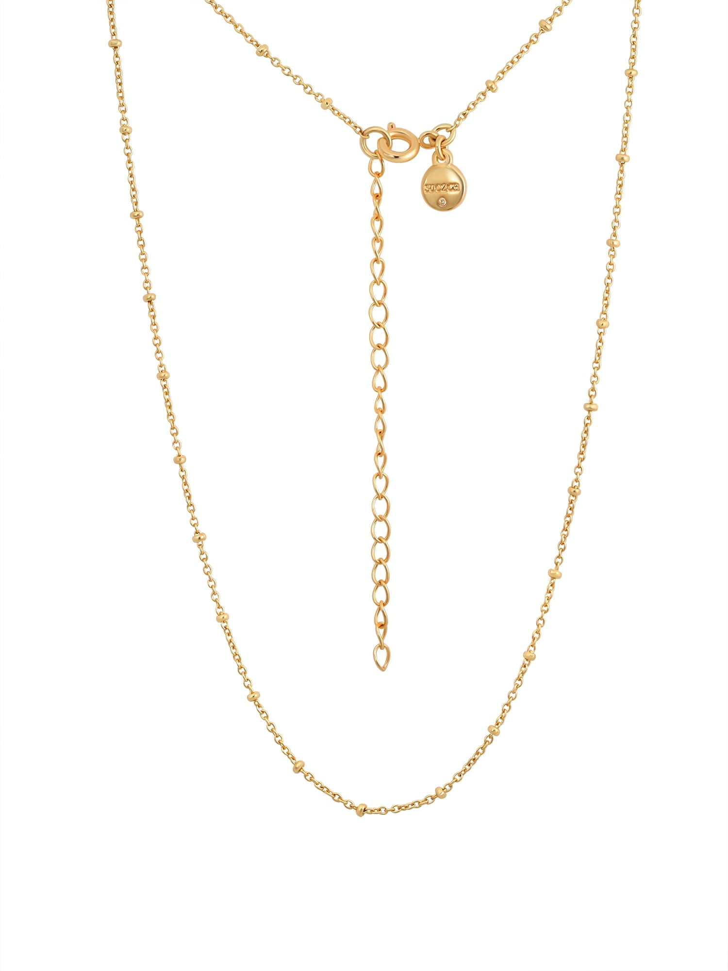 Believe by Brilliance Crystal and Cubic Zirconia Heart Shaker Necklaces in 14KT Gold Flash Plated
