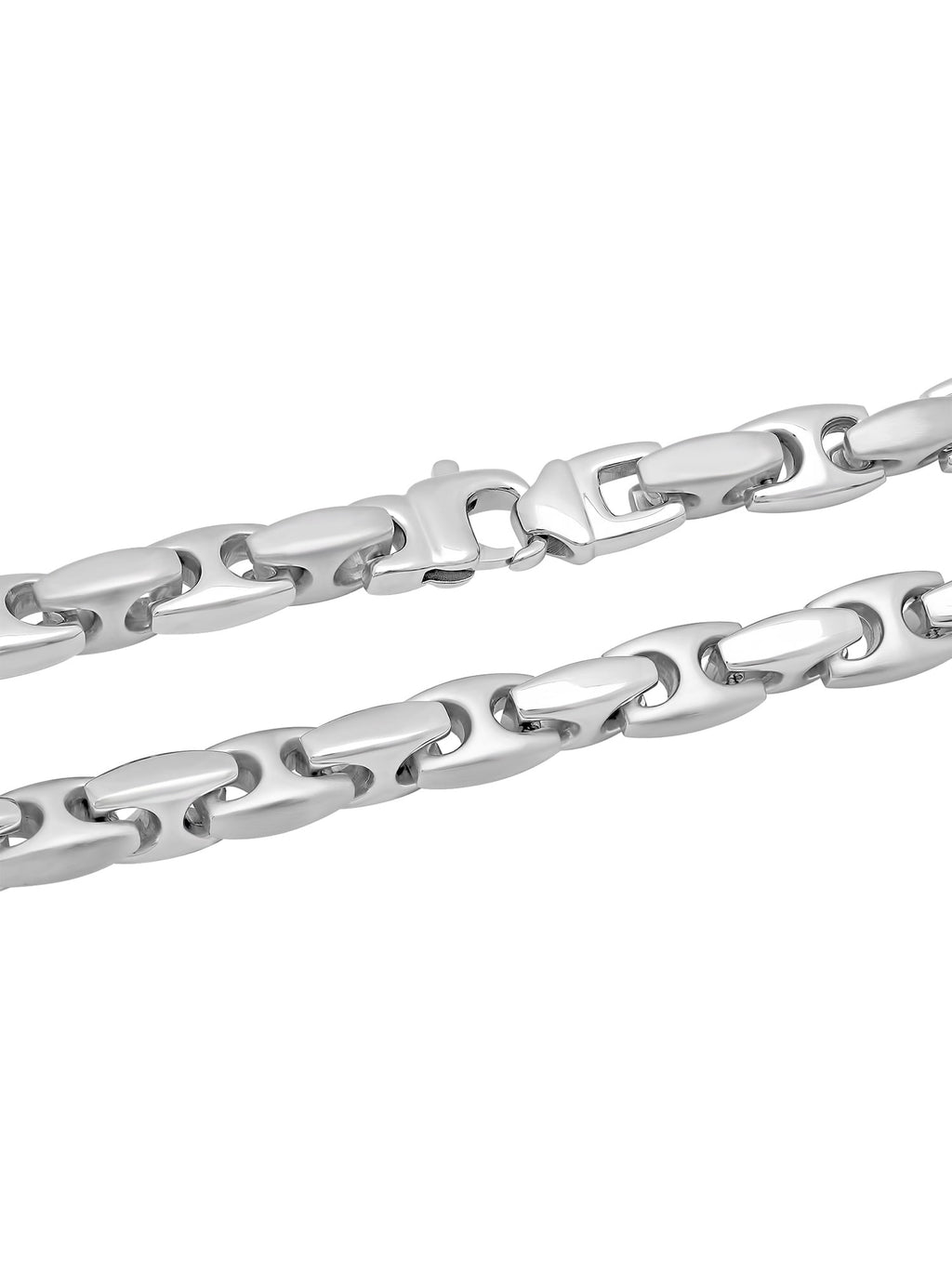 Brilliance Fine Jewelry Stainless Steel Mariner Link Chain, 24"