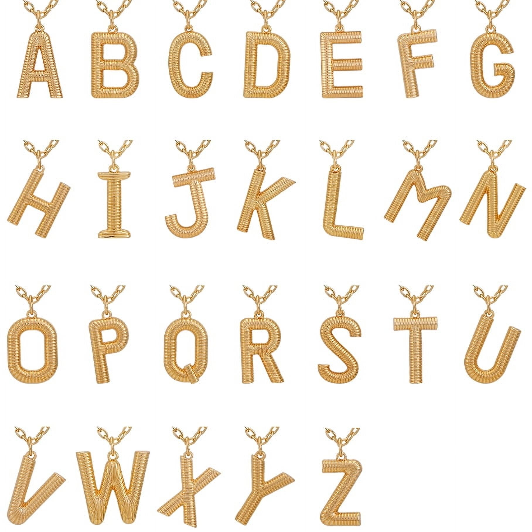 Time and Tru Women's Goldtone Initial O Necklace with Giftable Pouch